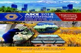 2018 - ASCE Convention · 2018-06-13 · one final time with ASCE for the Closing General Session & Luncheon. The surprise keynote speaker will bring a unique close to your convention