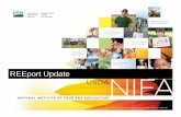 REEport Update - National-Academies.org · PARS REEport Staff • Bart Hewitt - Director, Planning, Accountability, and Reporting Staff – bhewitt@nifa.usda.gov, 202-720-0747 •