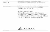 GAO-09-896 Secure Border Initiative: Technology Deployment ... · United States Government Accountability Office Washington, DC 20548 . September 9, 2009 . Congressional Requesters