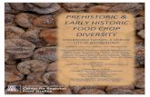 PREHISTORIC & EARLY HISTORIC FOOD CROP DIVERSITY · EARLY HISTORIC FOOD CROP DIVERSITY NOURISHING TUCSON, A UNESCO CITY OF GASTRONOMY ... idenfy, safeguard, take pride and pleasure