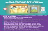 Safe Sleep for your Baby - HSE.ie · again, let them find their own position to sleep. You should still place them on their back at the start of sleep time. It is not safe to place