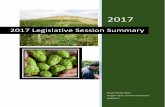 2017 Legislative Session Summary - Oregon · 3 EXECUTIVE SUMMARY The 2017 legislative session resulted in significant changes to Oregon’s alcohol and marijuana statutes. Of the