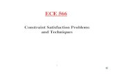 Constraint Satisfaction Problems and Constraint ...ece566/class/lecture-notes/... · 3B, we cannot assign queens anywhere in column C. This is a Directed Arc consistency maintenance