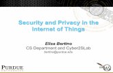 Security and Privacy in the Internet of Things...2018/02/07  · The IoT–Wikipedia • The Internet of Things(IoT) is the network of physical objects or "things" embedding electronics,