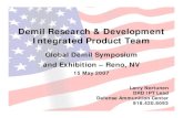 Demil Research & Development Integrated Product Team · UNCLASSIFIEDUNCLASSIFIED 6 UNCLASSIFIED Level III: Sub-Criteria Definitions Safety People: The enhancement of personnel safety
