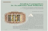 FEATURE Analog Computers in Academia and Industry · courses in guided missiles and control systems technology, as well as conducting research associated with the Aeronautical Research