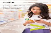 Accenture NewsPage Sales Force Automation...Accenture NewsPage Sales Force Automation (SFA) is designed specifically for emerging and developing markets. It supports all your sales