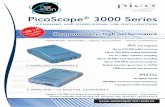 PicoScope 3000 Series - Detecção de Gás · Advanced triggers As well as the standard range of triggers found on all oscilloscopes, the PicoScope 3000 Series offers an industry-leading