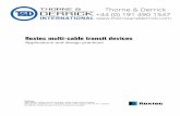 Applications and design practices - Thorne & Derrick€¦ · Today, Roxtec transits for multiple cables and pipes are a standard design practice for many marine and offshore oil and