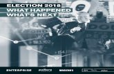 ELECTION 2018 WHAT HAPPENED WHAT’S NEXT · overall desire for change. Our in-depth research report breaks down the findings of exclusive quantitative post-election research conducted
