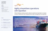 Agility streamlines operations with OpenText Agility streamlines operations with OpenText Agility moves