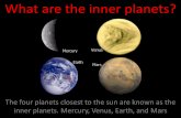 What are the inner planets? - Wag & Pawshcmsfeffer.weebly.com/uploads/2/2/7/9/22796270/inner_planets.pdf · inner planets. Mercury, Venus, Earth, and Mars . Mercury . This picture
