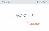 JAVASCRIPT - GitHub Pages · client- and server-side programming object-oriented, imperative, functional JAVASCRIPT. HOW TO EMBED JS IN HTML ... everything inside ignored by parser