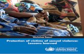 Protection of victims of sexual violence: Lessons …Protection of victims of sexual violence: Lessons learned Contents Introduction 1 1. A victim-centred approach 3 2. Preserving