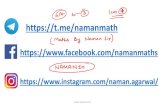 namanmath · Use Referral ode “NAMAN10”& get 10%off on unacademy Subscription Basics Maths Class (for Arts & commerce Students…………By :- NAMAN SIR