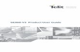 SE868-V3 Product User Guide - Telit · SE868-V3 Product User Guide 1VV0301205 r4 – 2016-01-20 Reproduction forbidden without written authorization from Telit Communications S.p.A.