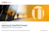 Opening Up ClearPath Forward - Unisys · Mulesoft, Boomi, WSO2 … Cloud Services ….. With orchestration and the ability to treat transactions as services you can simplify the interfaces