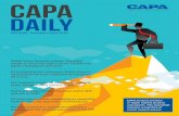 CAPA DAILY - IATA · slows, though outlook remains bright Defining the ingredients of the ideal airline CEO; now and in 2030 Global airline financial outlook: Operating margin to