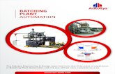 BATCHING PLANT AUTOMATION - koremecgroup.com Plant Automa… · during the mixing process. POST MIXER PROCESSES Automation) and SCADA systems running on industrial Some industries