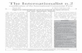 The Internationalist n · The Internationalist n.2 a publication of the International Communist Party #3%* ; 631 16A