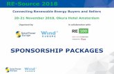 SPONSORSHIP PACKAGES - RE-Source 2020resource-event.eu/wp-content/uploads/files/2018/RE...RE-Source 2018 SPONSORSHIP PACKAGES Connecting Renewable Energy Buyers and Sellers 20-21 November