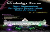 Next Generation Amplicon Sequencing- Data Analysis · NGS data (Illumina) of 16S amplicons, which we will together use to perform the raw sequence analysis, statistical analysis and