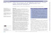 Open Access Research Effectiveness of multidisciplinary ... · The difference-in-differences methods can provide a rigorous assessment under certain conditions while evaluating an