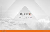 For personal use only - ASX · For personal use only Chairman. INVESTOR DAY 2017 CONFIDENTIAL | 3 3 Leigh Jasper CEO and Co-Founder. ... Disruptive technologies Continuous improvement