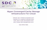 Hyper Converged Cache Storage Infrastructure For Cloud · Hyper Converged Storage Hyper-converged Infrastructure and Hyper-converged storage “Converged systems are essentially pooled