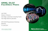 ORNL OLCF Facilities Plans - NERSC · System Interconnect (node injection bandwidth) Dual Rail EDR-IB (23 GB/s) Gemini (6.4 GB/s) Interconnect Topology Non-blocking Fat Tree 3D Torus