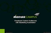 Marketing Automation - Facebook Custom Audiences · 1 Function description A remarketing list is a collection of visitors of ones website. With that Facebook gives you the opportunity