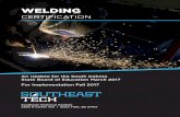 WELDING - doe.sd.govdoe.sd.gov/board/packets/documents/032017/item12doc1.pdf · the two semesters included in the Welding Diploma program offered at Southeast Tech. Evening cohort