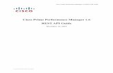 Prime Performance Manager REST API User Guide, 1 · The Reports REST API is a Prime Performance Manager gateway component. All code needed to run and test the Reports REST API is