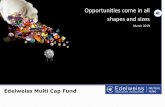 Opportunities come in all shapes and sizes · Edelweiss Multi Cap Fund Opportunities come in all shapes and sizes ... NIFTY 50 Portfolio FY19E EPS growth (%) 14.7 23.9 FY20E EPS growth