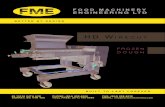 FME Wirecut Systems · Paper Cutter for FME HD Wirecut Frozen Dough System • Quick release belt mechanism for product conveyor belt allows for easy sanitation and belt change-over