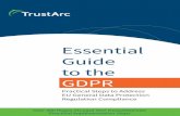 Essential Guide to the GDPR - Amazon S3 · 2018-03-17 · Essential Guide to the GDPR 2 GDPR Compliance Roadmap - 5 Phases Build Program and Team Identify Stakeholders Conduct Data