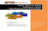 Open Source CMS Delivers Value - PRWebww1.prweb.com/.../31/159036/CNPValueWithOpenSourcev13a.pdf · 2010-08-31 · Open Source CMS Delivers Value Benefits of the Joomla! Content Management