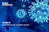 Covid-19 Data Privacy & Security Survey · You may also want to access Baker McKenzie’s Quick guide for employers , dealing with 10 of the most pressing issues employers are currently