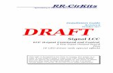 Revision-b DRAFT - RR-CirKits, Inc. Home Page · 2017-10-18 · DRAFT Installation Guide Revision-b October 2017 Signal LCC LCC (Layout Command and Control 8 line Input Output board