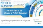 Webinar sponsored by: Implementing Project Portfolio ... · Portfolio Program Management Project Management Teams Portfolio Governance Portfolio 3 Operations Enterprise Governance