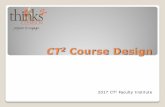 CT2 Course Design - Clemson University · Outcomes of the Faculty Institute design and develop a communication-intensive CT² Seminar on the topic or subject the faculty member chooses