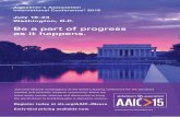 Be a part of progress as it happens....Be a part of progress as it happens. Join international investigators at the world’s leading conference for the dementia medical and scientific