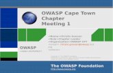 OWASP Cape Town Chapter Meeting 1whoami [~]+ OS similarities: [~]+ Kernels Operating Systems have Kernels Kernels are written in C for the most part Windows, Mac OSX and Linux have
