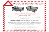 Product Safety Recall · Title: CPSB - HAM - PRA 2017 16210 - C&F Commercial Pty Ltd - Graco Pack N Play & Graco Travel Lite - recall advertisement - 07.08.17 Author: thorn