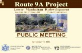 Route 9A Project - New York State Department of Transportation · Route 9A Project Lower Manhattan Redevelopment New York State Department of Transportation Region 11 SOCIAL, ECONOMIC
