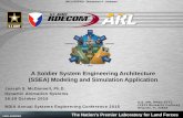 A Soldier System Engineering Architecture (SSEA) Modeling ......A Soldier System Engineering Architecture (SSEA) Modeling and Simulation Application. U.S. ARL HRED STTC . 12423 Research