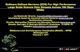 Software Defined Services (SDS) For High Performance Large ... · Software Defined Services (SDS) For High Performance Large Scale Science Data Streams Across 100 Gbps WANs Joe Mambretti,