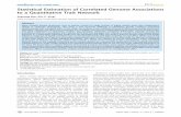 Statistical Estimation of Correlated Genome Associations ...epxing/papers/2009/kim_xing_PlosG2009.pdf · Statistical Estimation of Correlated Genome Associations to a Quantitative