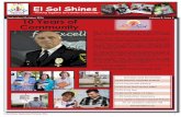 El Sol Shinesfriendsofelsol.org/wp-content/uploads/2016/10/El... · El Sol Shines September/October 2016 1 El Sol Shines “working together for a better community” 10 Years of