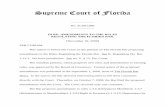 Supreme Court of Florida · With regard to the proposed amendment to rule 10-7.1 (Proceedings for Injunctive Relief), the Court modifies proposed subdivisions (e) (Record) and (f)